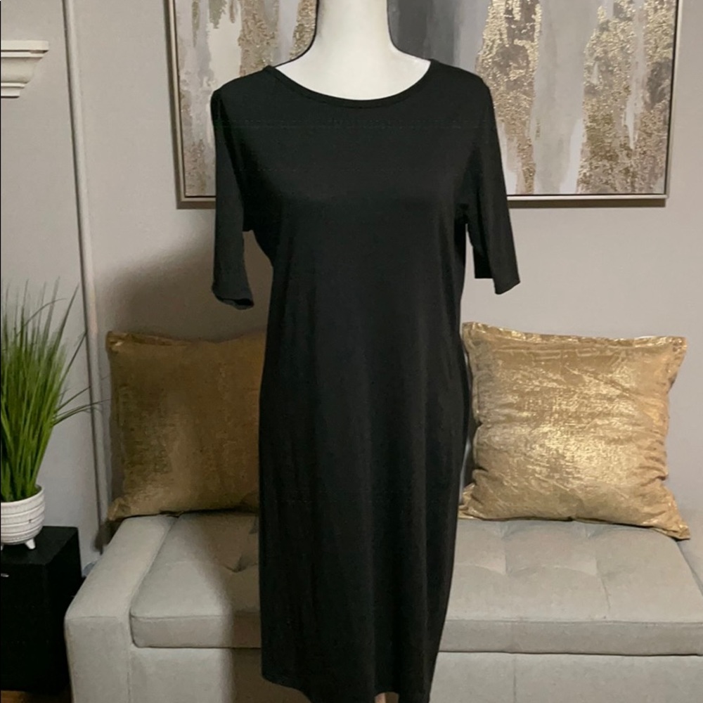LulaRoe black dress